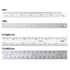 Toledo ST300ME12 Metric and English Stainless Steel Rules - Double Sided L