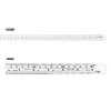 Toledo 600M Metric Only Stainless Steel Rules - Single Sided