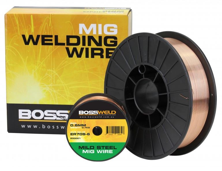 BOSS GAS MIG WELDER WELDING WIRE MILD STEEL 0.6MM 5kg 200002