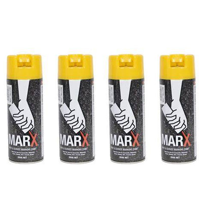 MARX Spot Marking Paint 6Pack-Yellow MXY X 6