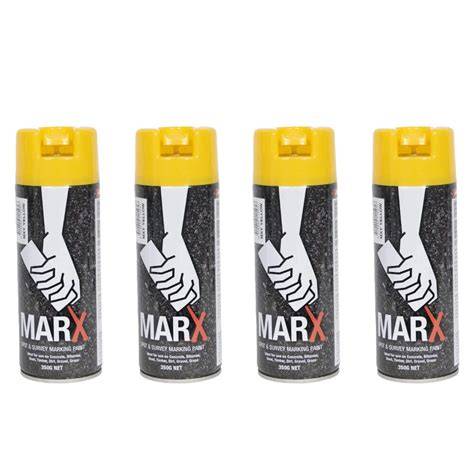 MARX Spot Marking Paint 6Pack-Yellow MXY X 6