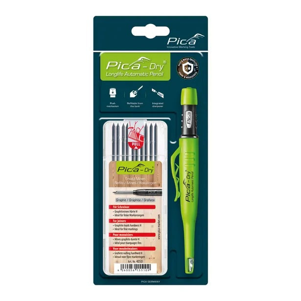 PICA  Fine Dry Lead Marker Pencil & Refill HB Type Combo Set-FDD