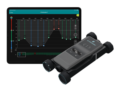 Profometer PM8000 Digital Cover Meter With Software-Measures Rebar Depth & Location In Concrete