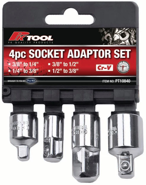 PK Tools 4pc Socket Adaptor Set - PT10840