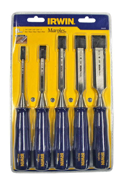 IRWIN Marples Split Proof Chisel Set-5pce 9736