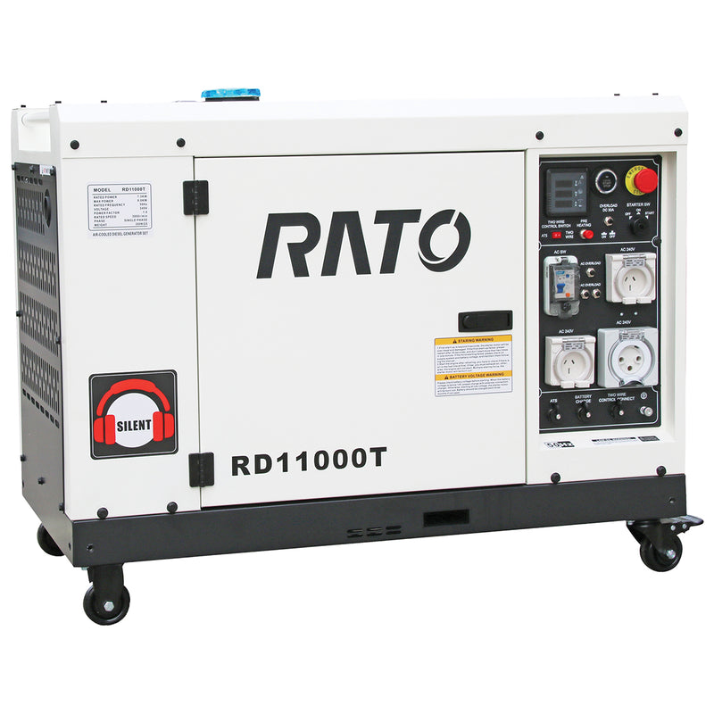 RATO RD11000TD 10kVA Silent Diesel Generator