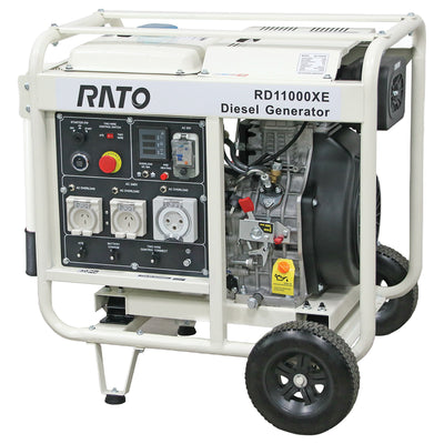RATO RD11000XE 10kVA Open Frame Diesel Generator