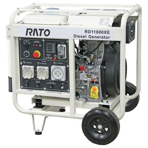 RATO RD11000XE 10kVA Open Frame Diesel Generator