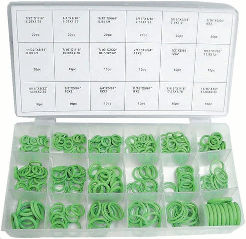 PK Tools 270pc HNBR Green A/C O-Ring Assortment - RG2894