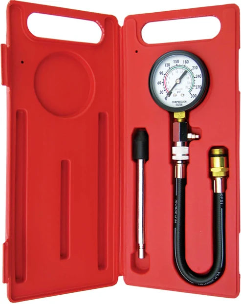 PK Tools 3pc Petrol Engine Compression Tester Kit - RG5237