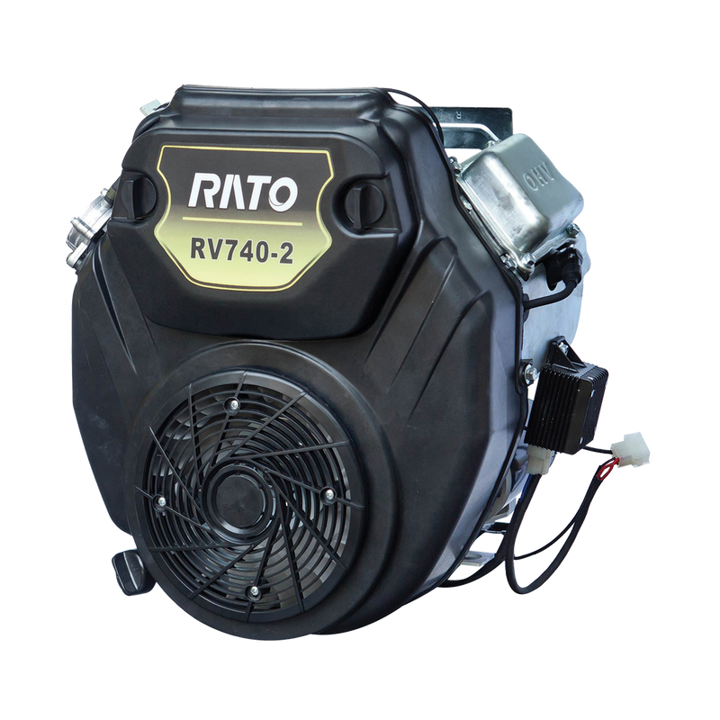 RATO RV740D 25HP 739cc V-Twin Engine 28.6mm Vertical Shaft