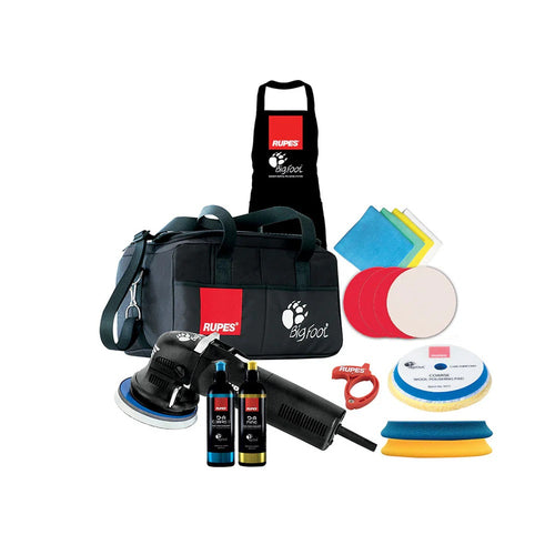 RUPES BigFoot Random Orbital Polisher Buff Detailers Starter Combo Kit-ATD
