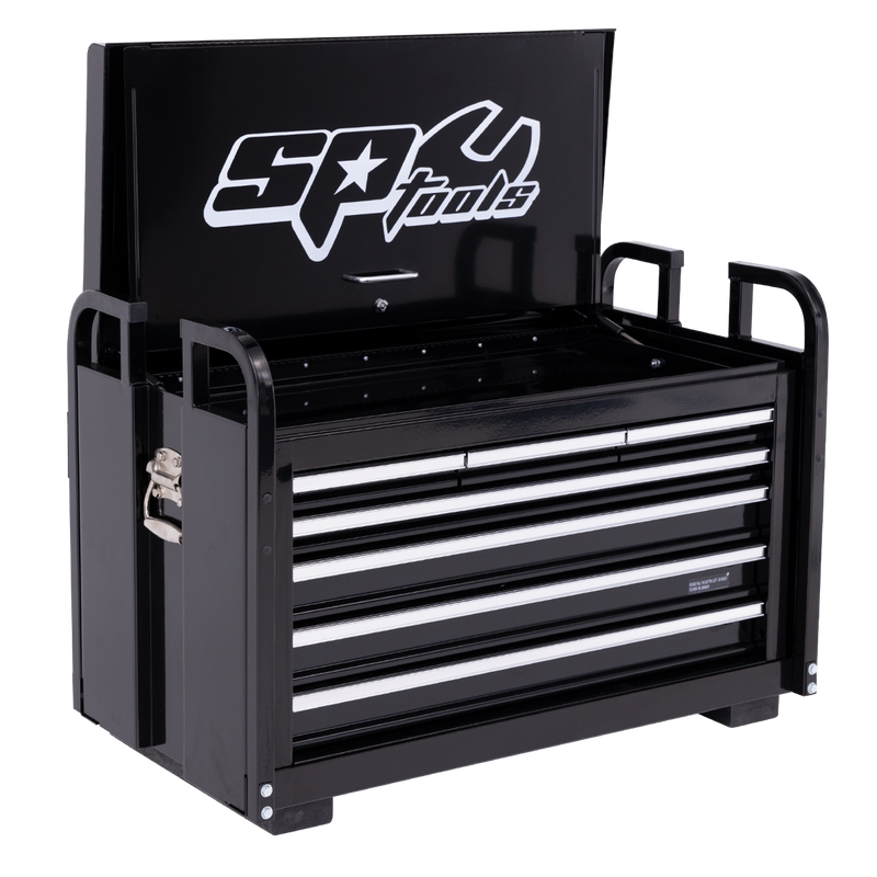SP Tools SP40322 black Off Road 7 drawer field service toolbox