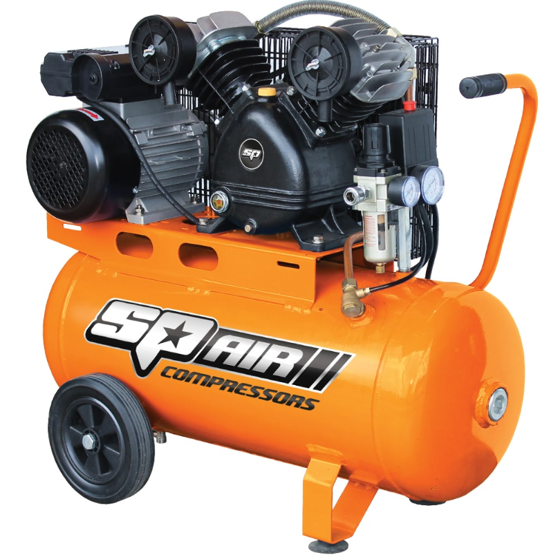SP Tools SP14 2.5HP 60L V-Twin Cast Iron Portable Air Compressor