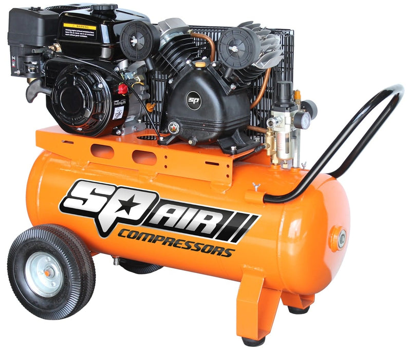 SP Tools SP17P 6.5HP Petrol 60L V-Twin Air Compressor