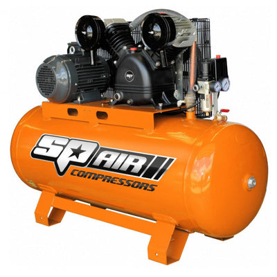 SP Tools SP25 5.5HP 200L 3-Phase Stationary V-Twin Air Compressor