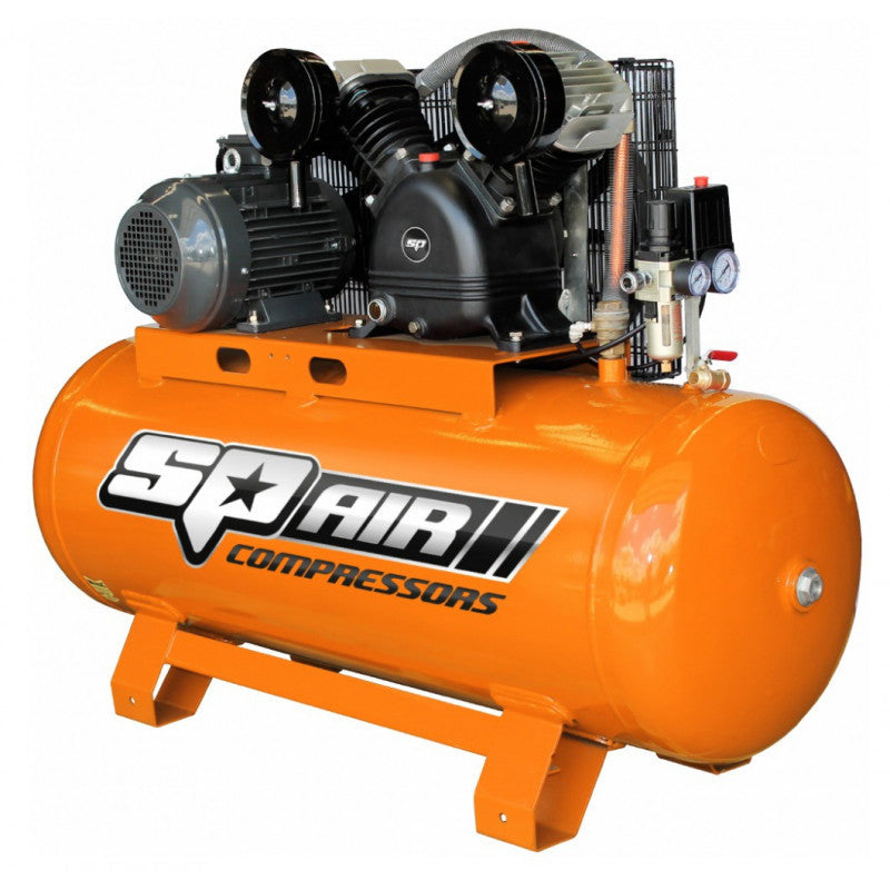 SP Tools SP25 5.5HP 200L 3-Phase Stationary V-Twin Air Compressor