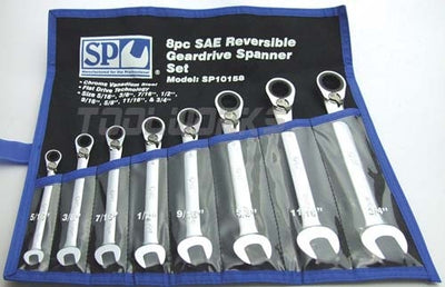 SP 8pc SAE Geardrive Spanners SP10158