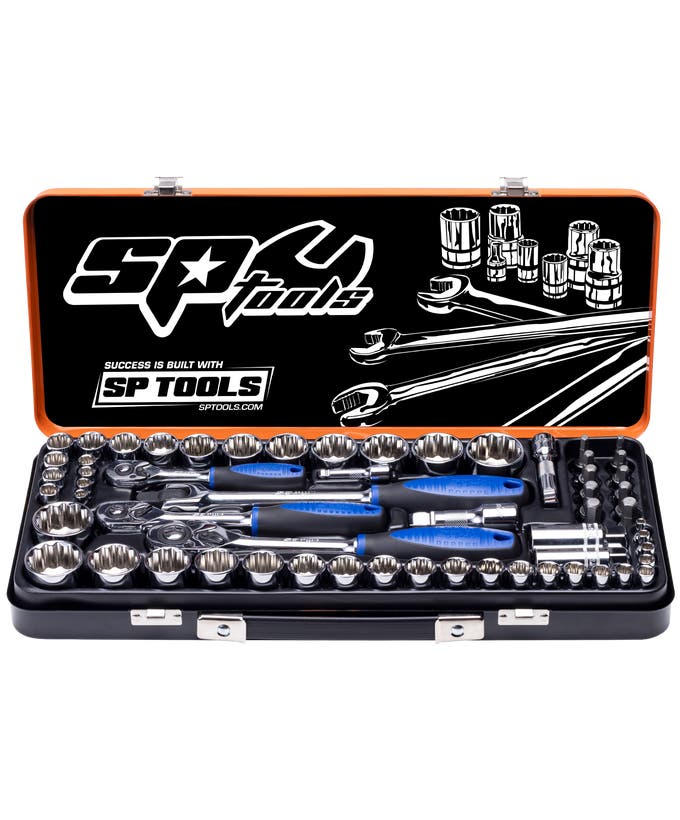 SP Tools SP20280 59pc Metric SAE 12pt Socket Set