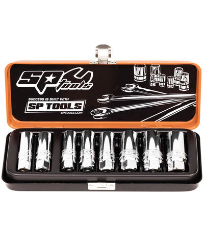 SP Tools SP20290 8pc 3/8in Drive Magnetic Spark Plug Socket Set