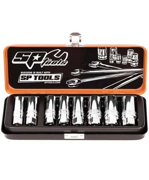 SP Tools SP20290 8pc 3/8in Drive Magnetic Spark Plug Socket Set