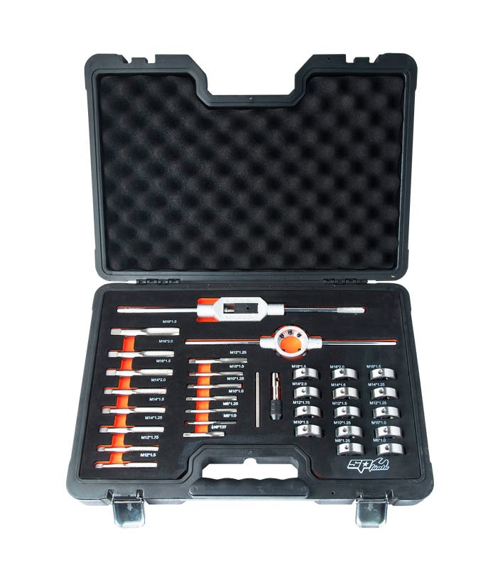 SP Tools SP31100 32pc Heavy-Duty Tap and Die Set 6-18mm