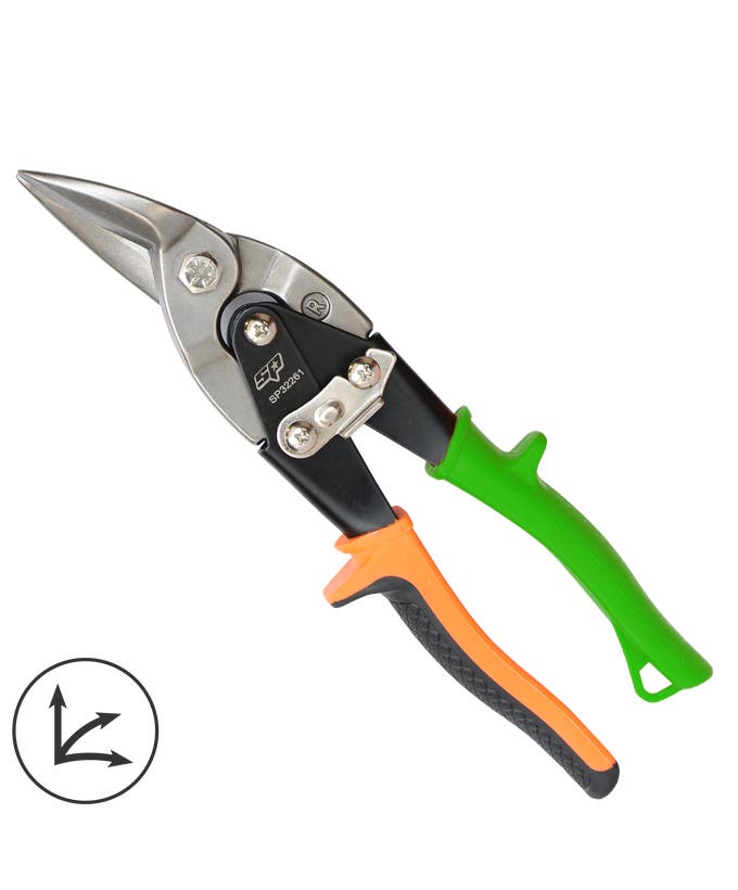 SP Tools 3pc Heavy-Duty Aviation Snip Set Left Straight Right Cut