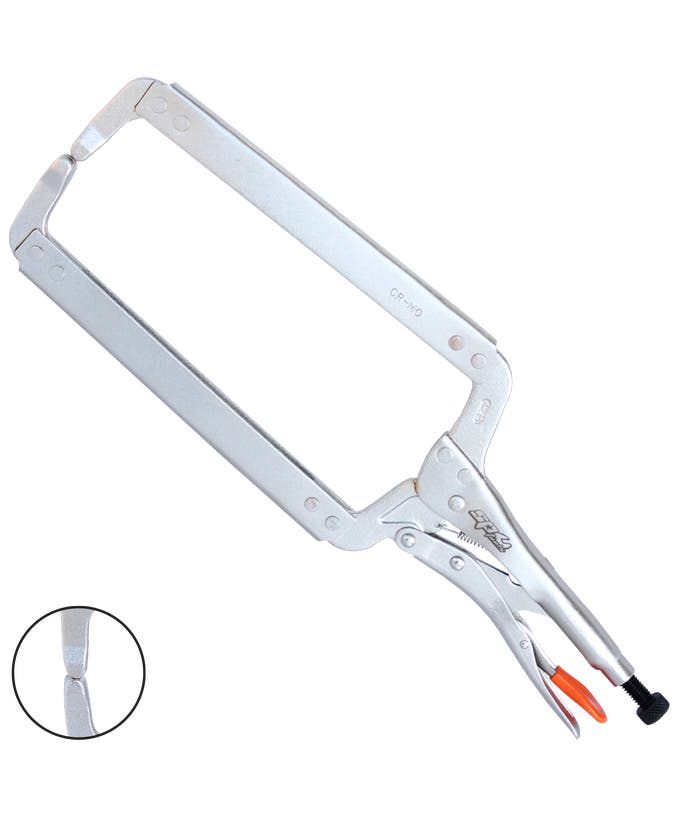 SP Tools SP32653 C-Clamp Locking Pliers Standard Jaw 450mm