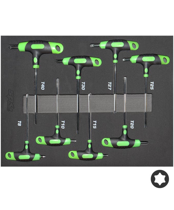 SP Tools SP34708 8pc Torx T-Handle Key Set