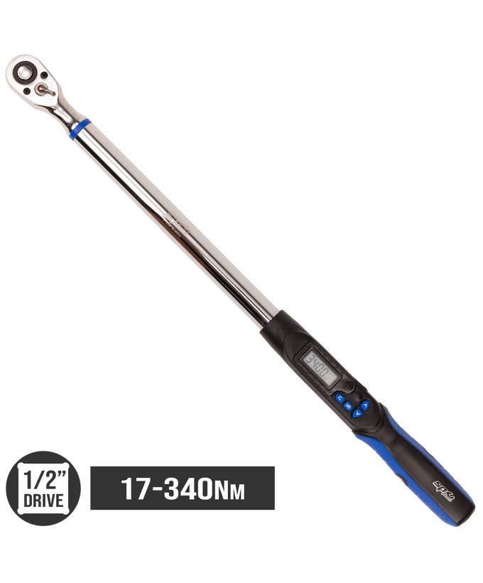 SP Tools SP35356 1/2in Drive Digital Torque Wrench 17-340Nm