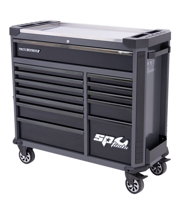 SP Tools SP42355D Tech Series 13 Drawer Roller Cabinet Diamond Black