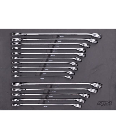 SP Tools SP50016 15pc Metric SAE Spanner EVA Foam Tray Kit