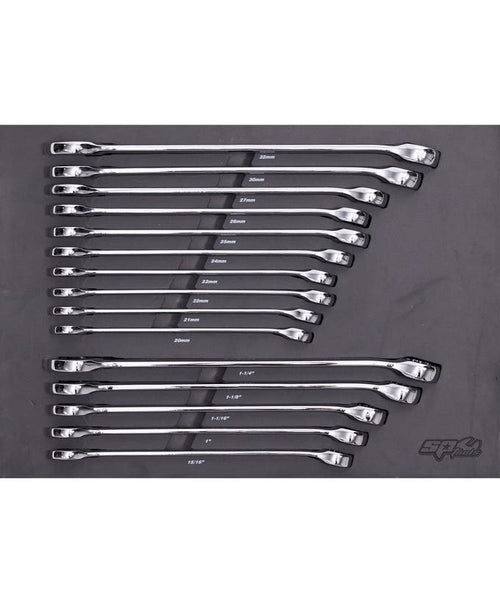 SP Tools SP50016 15pc Metric SAE Spanner EVA Foam Tray Kit