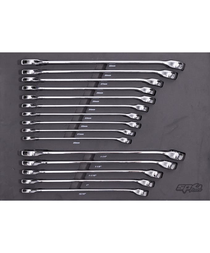 SP Tools SP50016 15pc Metric SAE Spanner EVA Foam Tray Kit