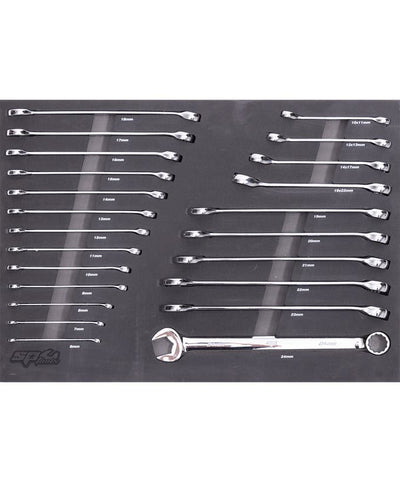 SP Tools SP50022 23pc Metric Spanner EVA Foam Tray Kit