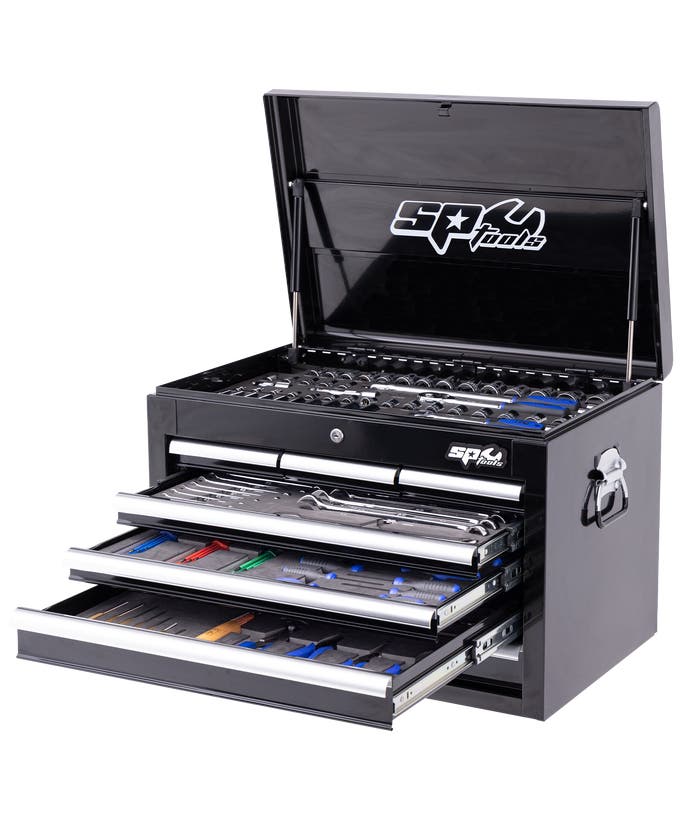 SP Tools SP50120X 201pc Metric Custom Series Tool Kit Extra EVA Trays