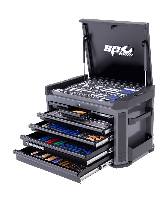 SP Tools SP50132D 305pc Metric Tech Series Tool Kit Diamond Black
