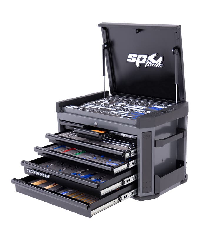 SP Tools SP50132DX 305pc Metric Tech Series Tool Kit Extra EVA Trays