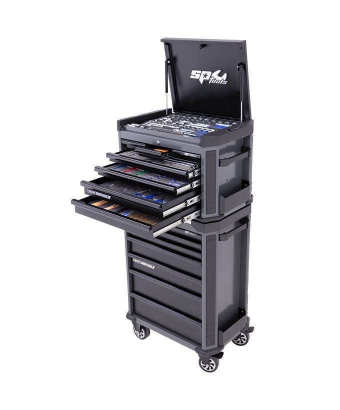 SP Tools SP50139DX 306pc Metric Tech Series Tool Kit Extra EVA Trays