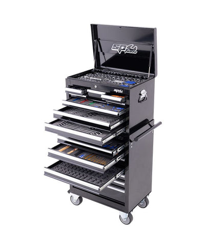 SP Tools SP50164X 549pc Custom Series Metric SAE Tool Kit Combo Extra EVA Trays