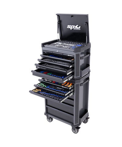 SP Tools SP50444D 629pc Tech Series Metric SAE Tool Kit Combo Diamond Black