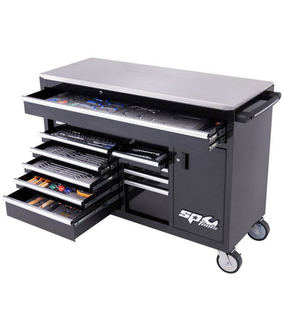 SP Tools SP50780X 448pc Sumo Roll Cab Tool Kit Diamond Black Extra EVA Trays