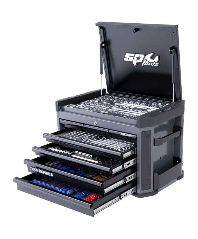 SP Tools SP52255D 281pc Metric SAE Tech Series Tool Kit Diamond Black