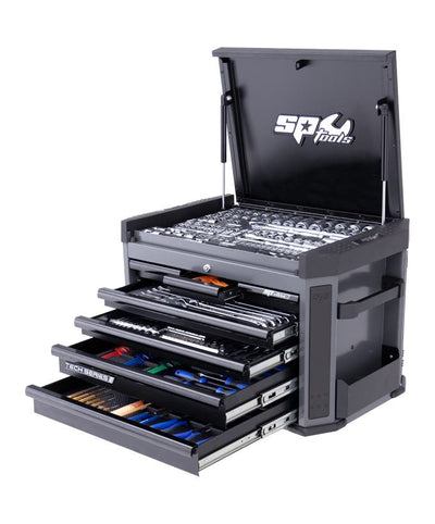 SP Tools SP52255DX 281pc Tech Series Tool Kit Diamond Black Extra EVA Trays