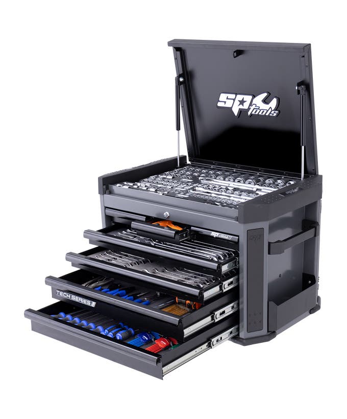 SP Tools SP52275D 335pc Metric SAE Tech Series Tool Kit Diamond Black