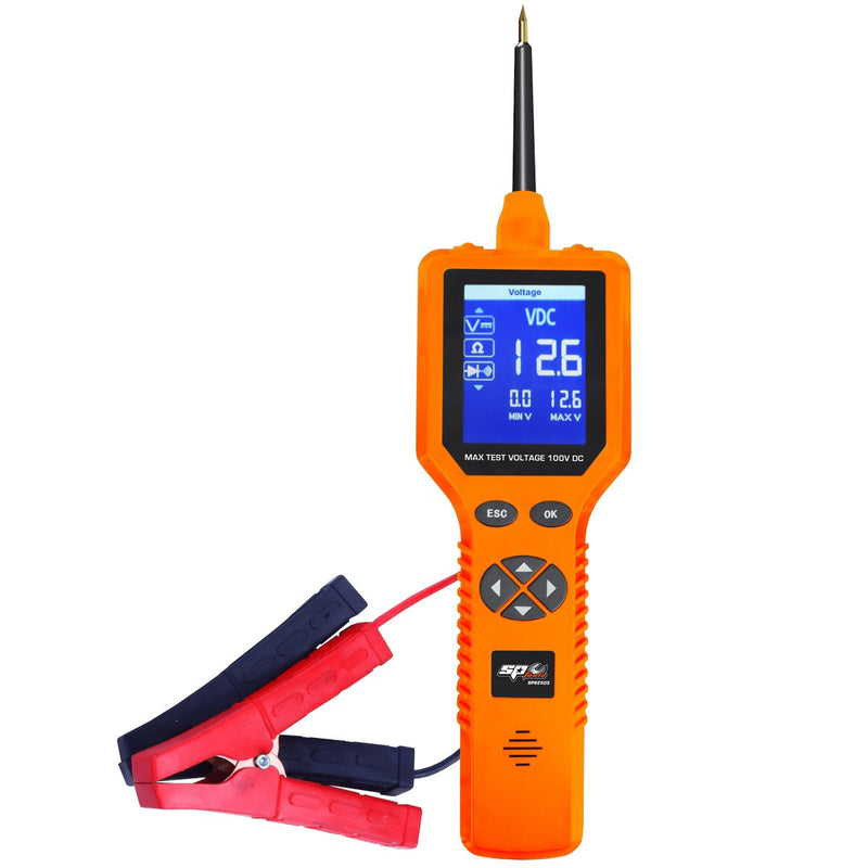 SP Tools SP62505 automotive electrical system tester multimeter power probe and oscilloscope