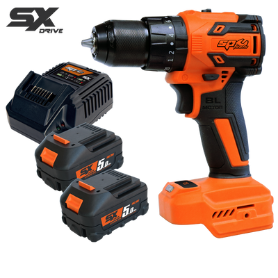 SP Tools SP83235 18V 10mm hammer drill kit manufacturer product photograph