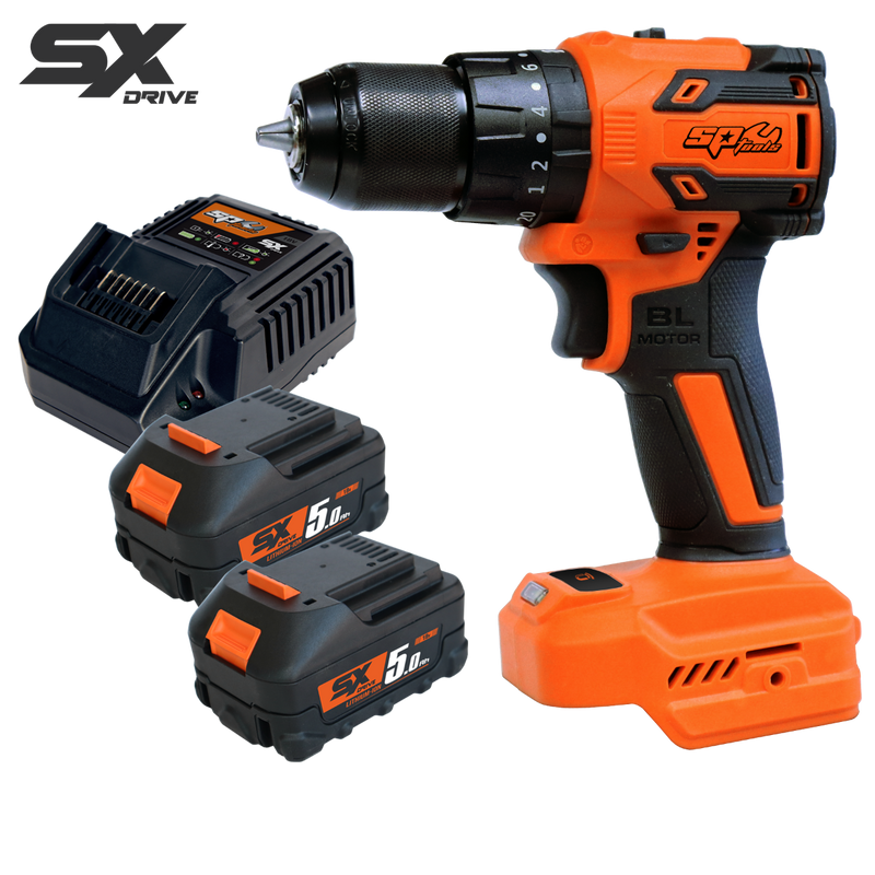 SP Tools SP83235 18V 10mm hammer drill kit manufacturer product photograph