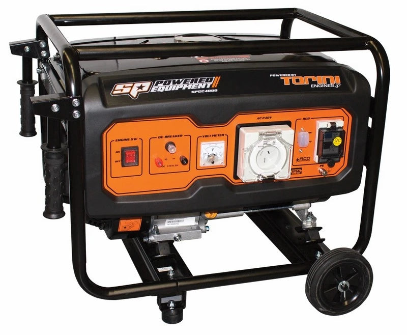 SP Tools SPGC4000 7HP 4kVA Construction Series Petrol Generator