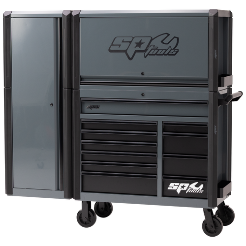 SP Tools SP40655GY 69" Apex Power Workstation Combo Grey/Black